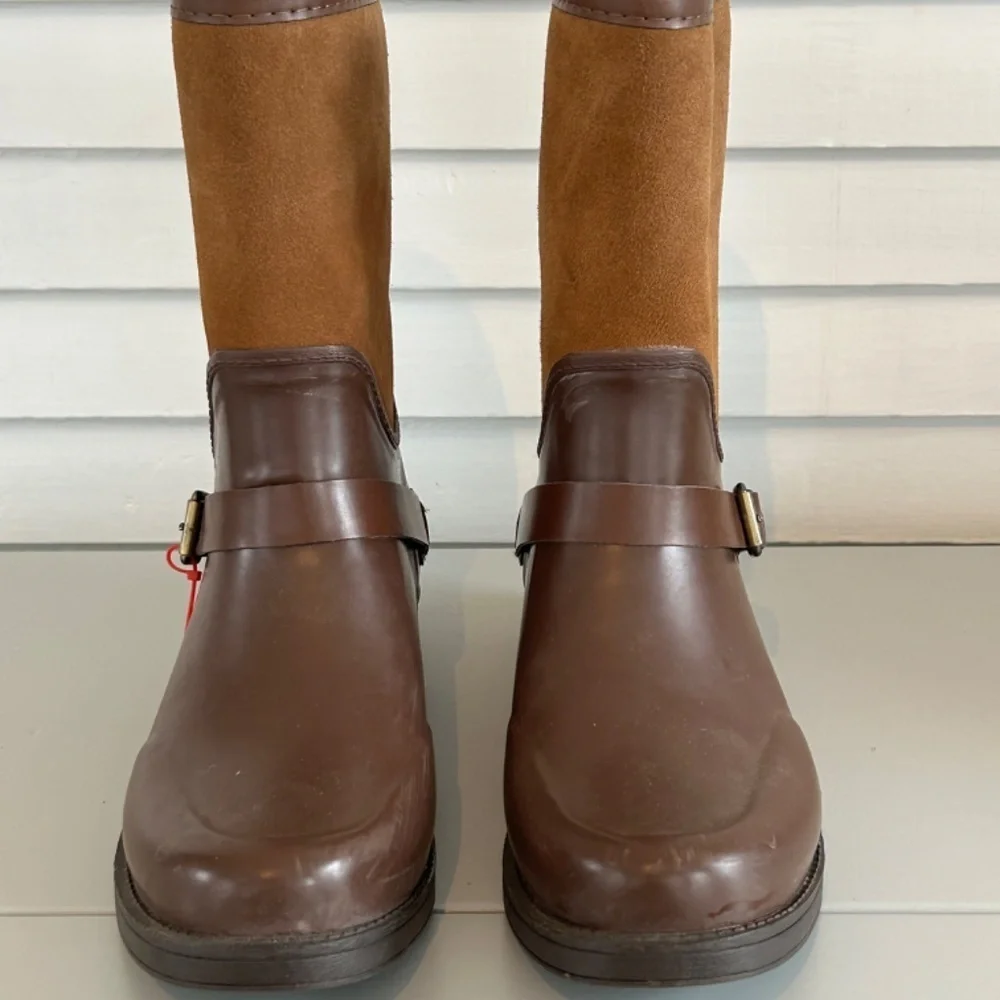 Ugg Sivada Chocolate Rain Boots Sz 41‎